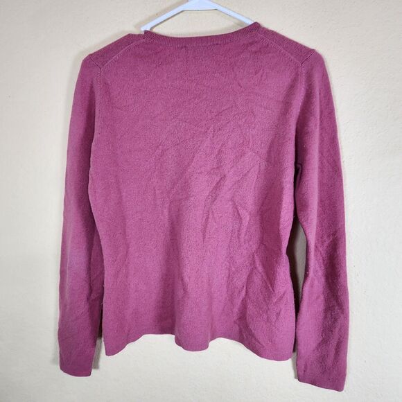 Ann Taylor  Cashmere Sweater Womens Size S Classiccore‎ Cozycore Preppy pink - Picture 5 of 5